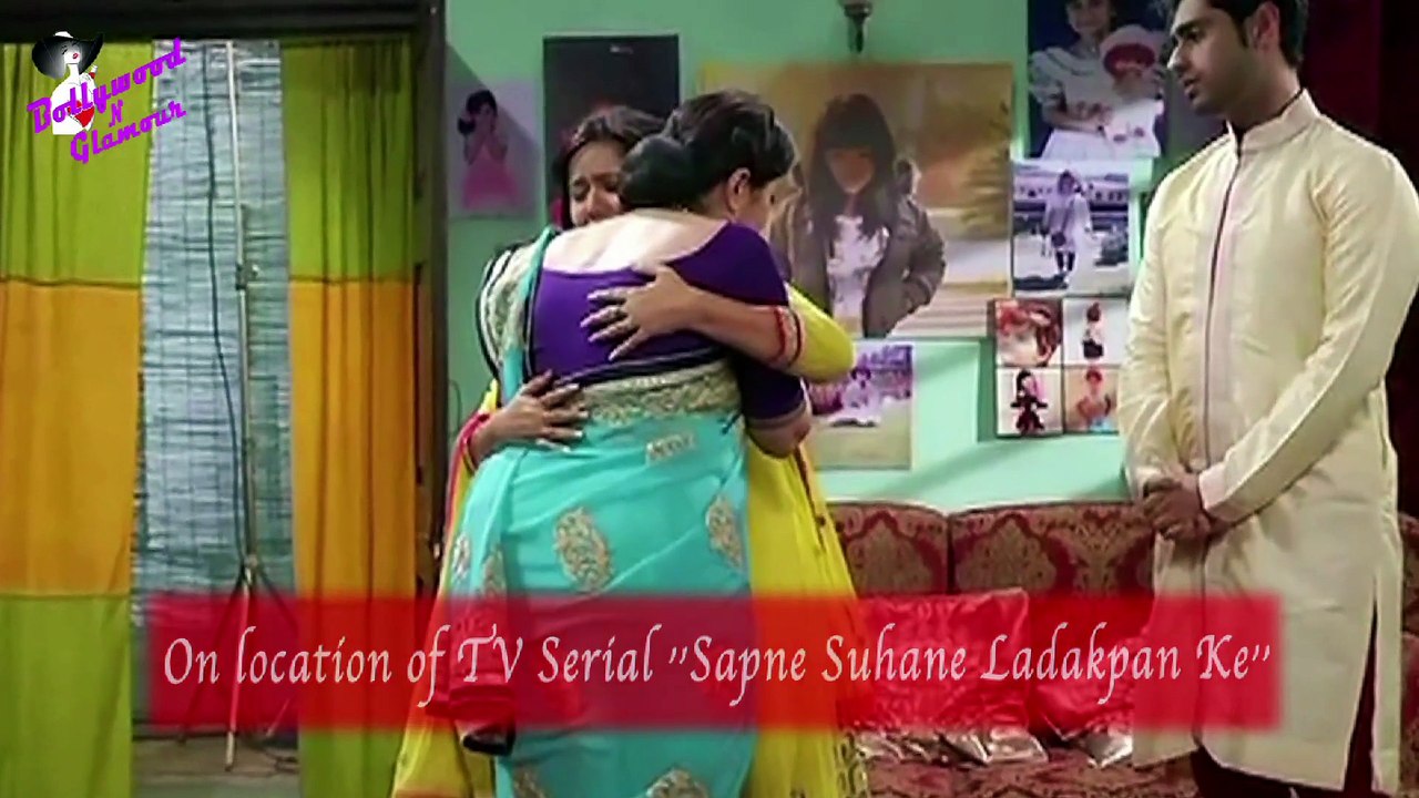 On location of TV Serial ''Sapne Suhane Ladakpan Ke''