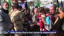 Shiite Muslims flock to Iraq's Karbala for religious festival