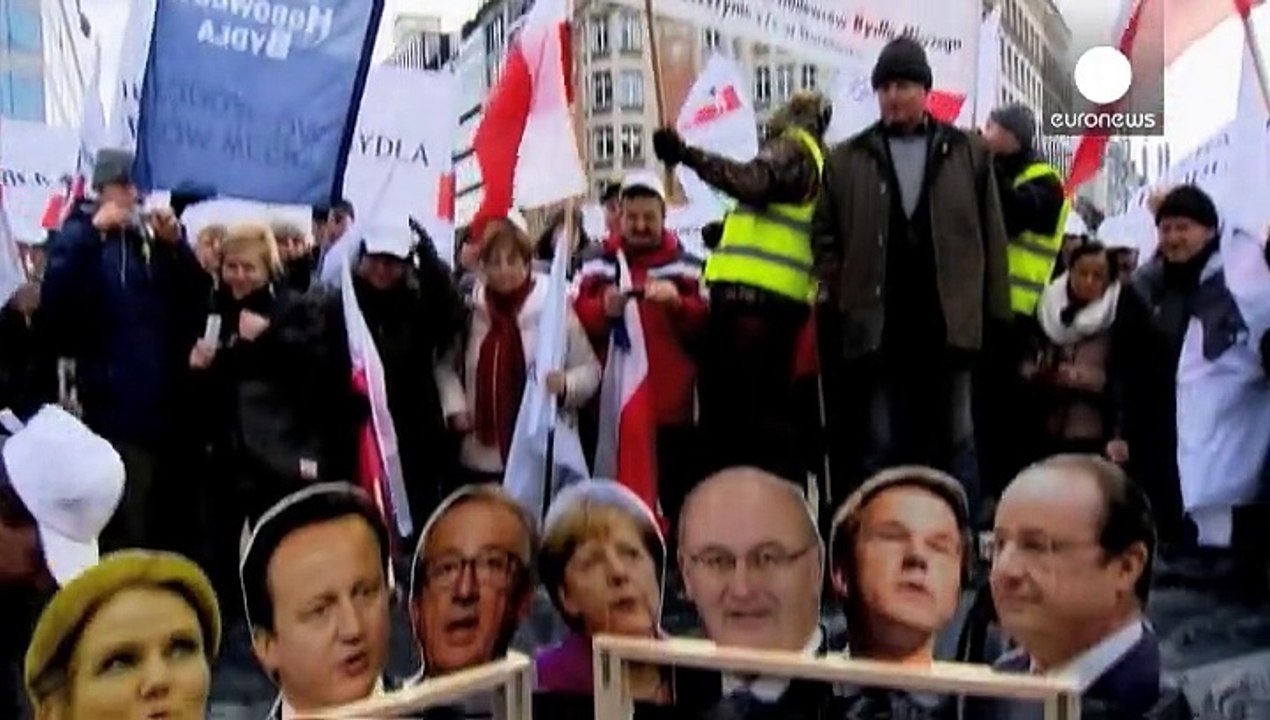 Milk protest in Brussels