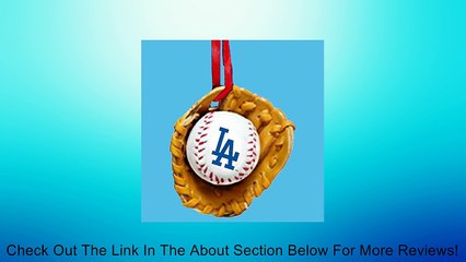 Los Angeles Dodgers Ball and Glove Christmas Ornament Review