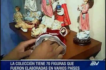 70 figuras del niño Jesús en una colección en Quito