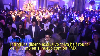 RMB SATECI  INTRODUCE DISEÑO EXCLUSIVO TOLVA HALF ROUND DE 17.5 M3 EN EL NUEVO CAMIÓN FMX DE VOLVO