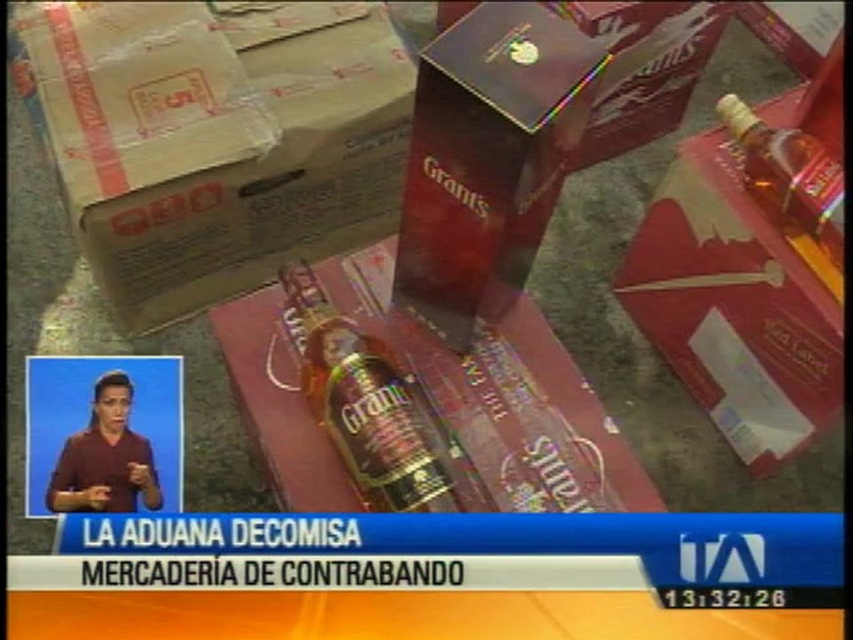 Decomisan mercadería supuestamente ilegal que p...