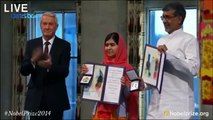 Malala y Satyarthi unen su voz por los derechos de los niños al recibir el premio Nobel de la Paz