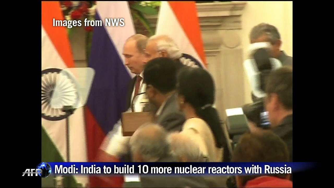Modi: India to build 10 more nuclear reactors with Russia