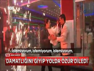 Boşanmak istediği eşinden damatlığını giyip özür diledi ama