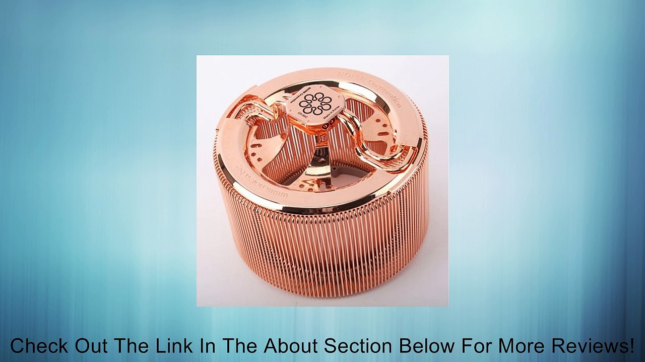 NoFan CR-95C Copper IcePipe Fanless CPU Cooler Review