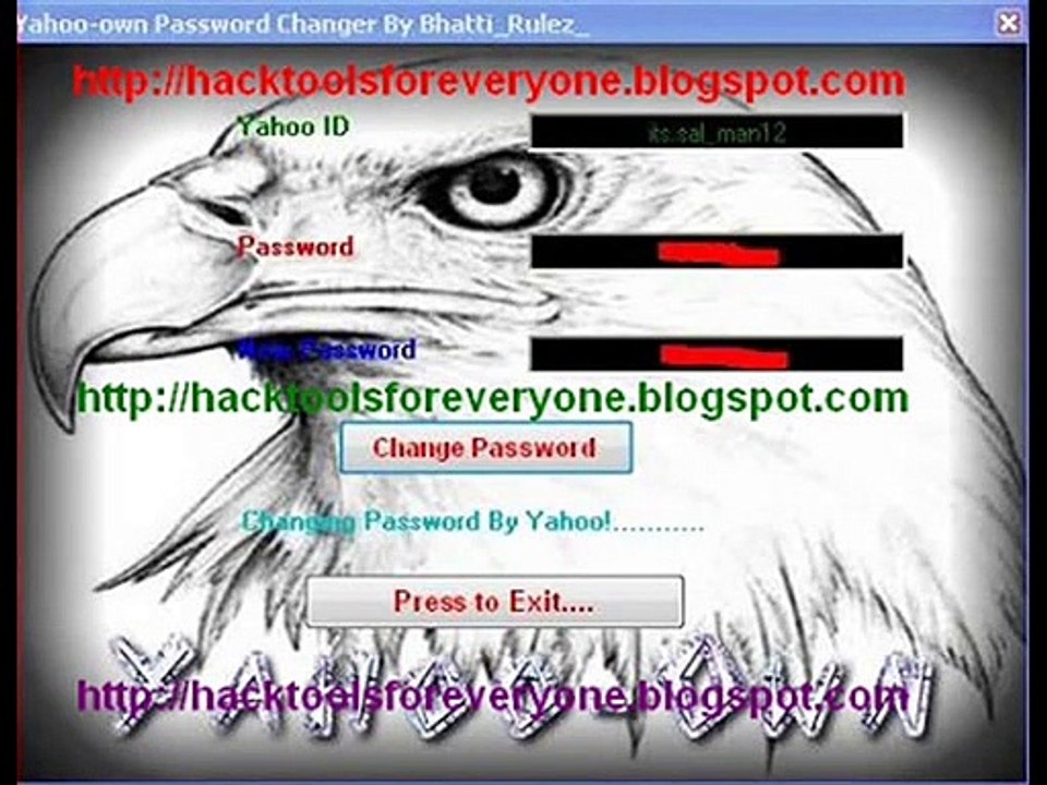 Yahoo Password Changer[worked]