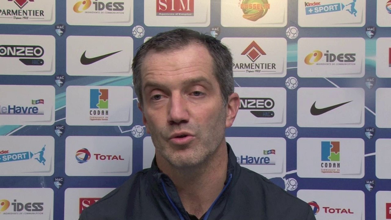 Après HAC - Laval (0-1), réaction de Philippe Bizeul