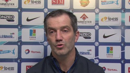 Après HAC - Laval (0-1), réaction de Philippe Bizeul