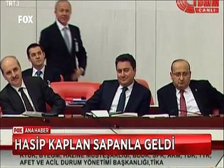 Hasip Kaplan Meclis'te Başbakan yardımcılarına sapan çekti