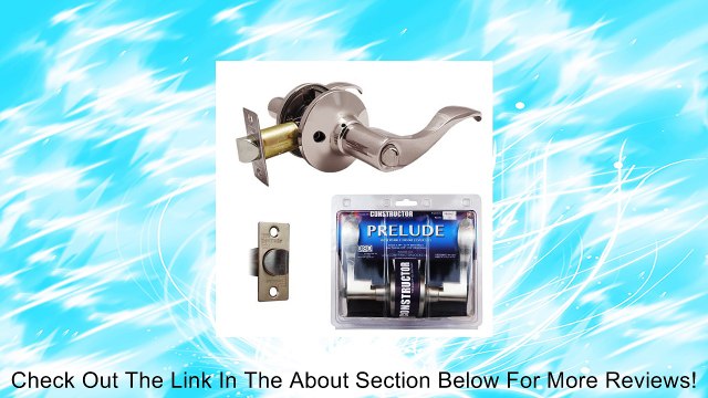 CONSTRUCTOR PRELUDE PRIVACY LEVER DOOR LOCK SATIN NICKEL FINISH HANDLE KNOB Review