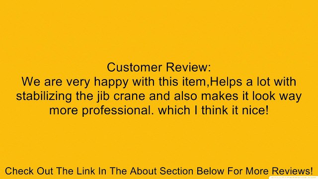 Stabilizing Support Cables for ProAm USA 8' DVC200 or DVC210 Camera Crane / Jib Review