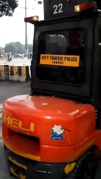 Lahore Traffic police FL with canopy