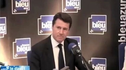 Christian Estrosi contre la privatisation de l'aéroport de Nice sur France Bleu Azur