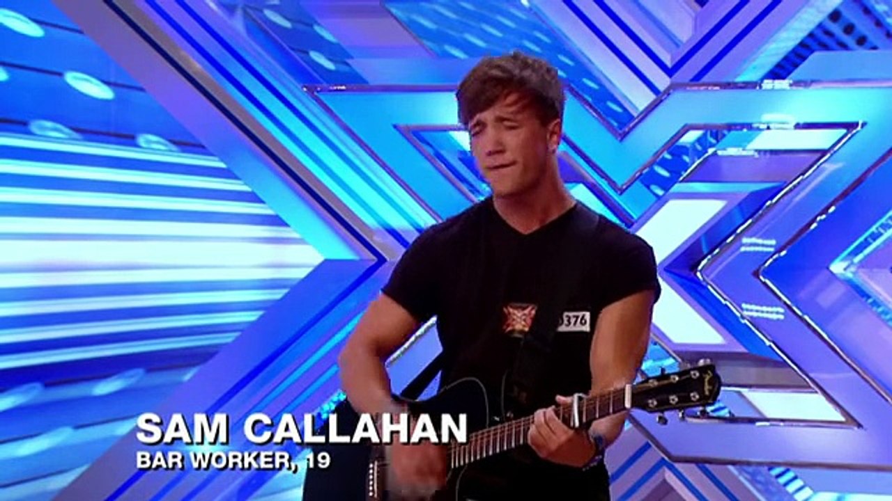 Sam Callahan sings You're Beautiful by James Blunt -- Room Auditions Week 4 -- The X Factor 2013 - Official Channel