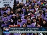 Búlgaros protestan contra aumento de edad de jubilación