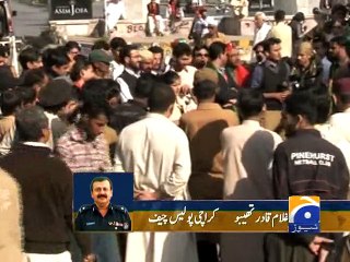 Karachi Police Chief Thebo on PTI Protest-12 Dec 2014