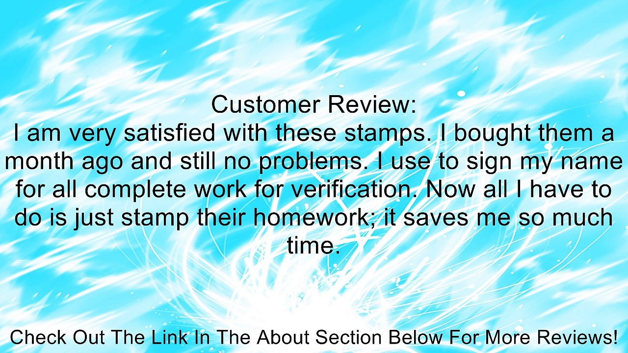 Spanish Self-Inking Teacher Stamps Review