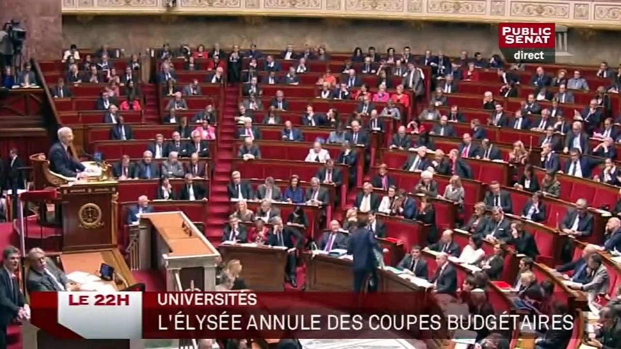 Universités : l'Élysée annule des coupes budgétaires