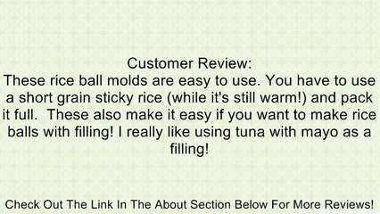 Kotobuki Heart and Star Rice Mold Set Review