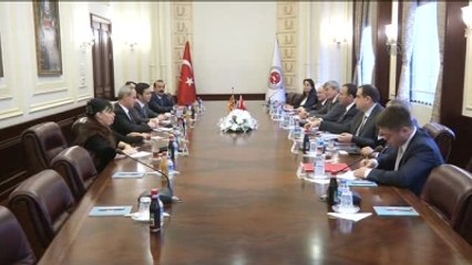 Bozdağ, Makedonyalı Mevkidaşı Hashari ile Görüştü