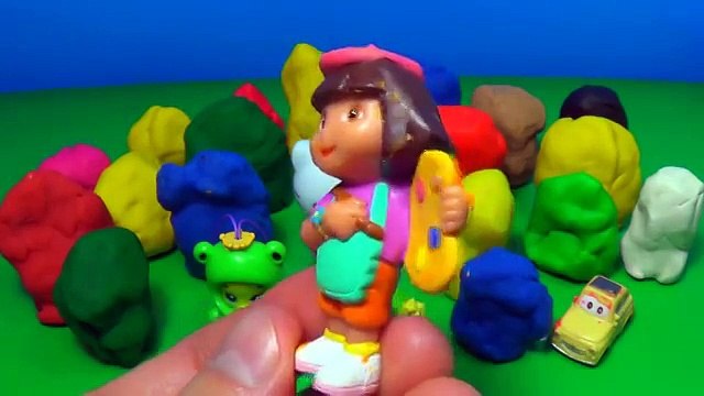 Play Doh surprise Cars The SMURFS SpongeBob ANGRY BIRDS SpiderMan Disney Princess HELLO KITTY