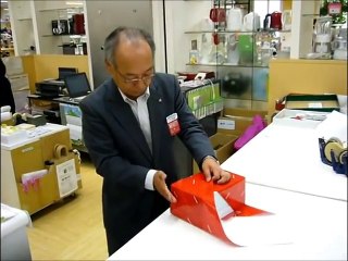 Comment faire un paquet cadeau en mode ultra rapide - méthode japonaise!