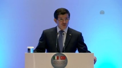 Türkiye-İtalya İş Forumu - Başbakan Davutoğlu (2)