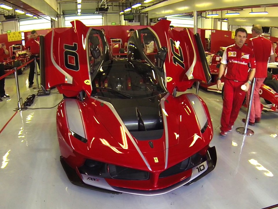 La Ferrari FXX K en direct du Ferrari Finali Mondiali à d'Abu Dhabi