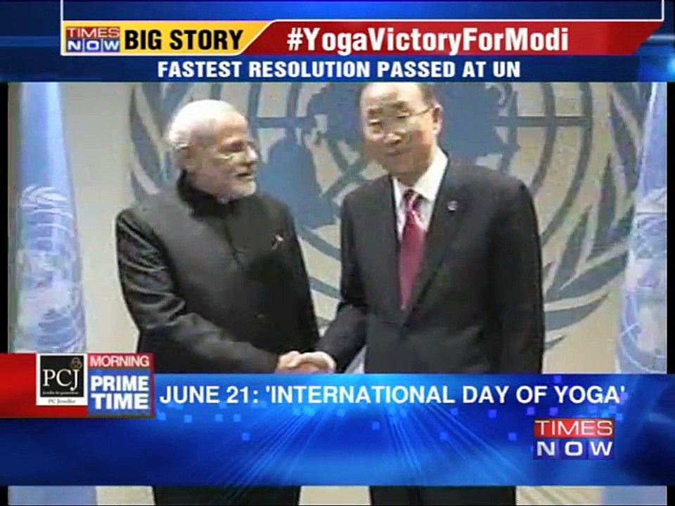 UN declares World Yoga Day