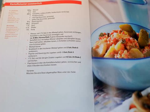 Thermomix TM 31 Mr Thermomen Matthias kocht sommerlichen Kartoffelsalat zum Fisch