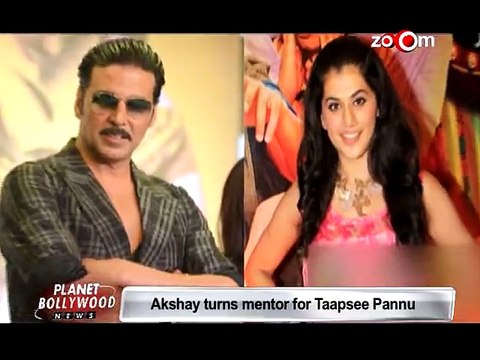 Akshay Kumar turns mentor for his co-actress Taapsee Pannu