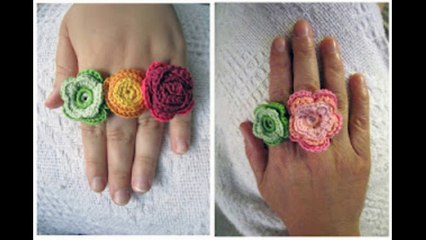 اشكال حلوة من الخواتم الكروشيه