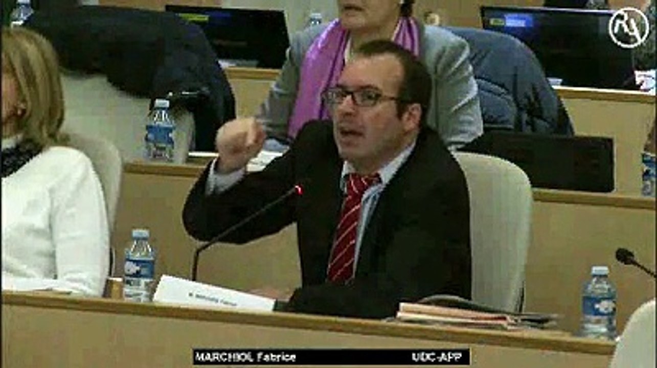 AP 12 décembre 2014 - Voeu de Fabrice MARCHIOL sur le soutien au projet de Center Parcs sur la commune de Roybon : "Pour le respect de la démocratie"