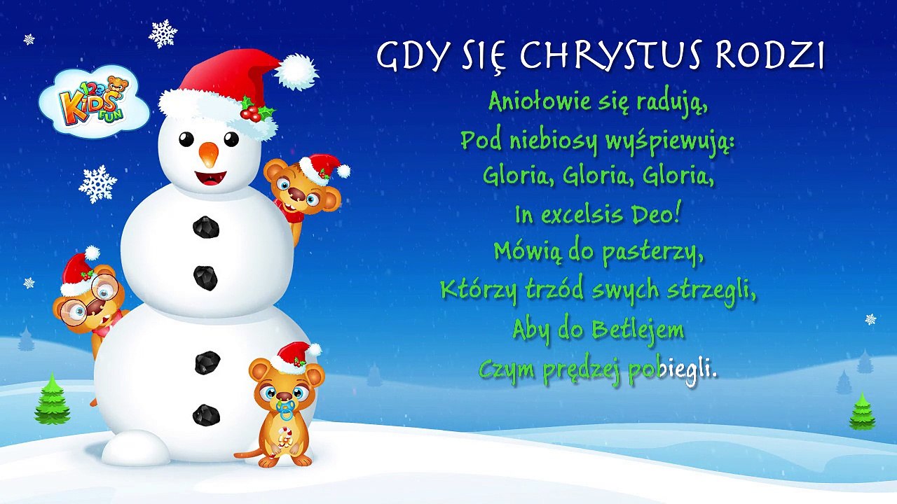 Gdy się Chrystus Rodzi - Polskie Kolędy - karaoke