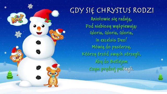 Gdy się Chrystus Rodzi - Polskie Kolędy - karaoke