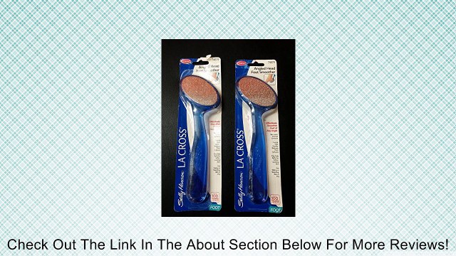 Sally Hansen LA CROSS Angled Head Foot Smoother 74879 (2 Pack) Review
