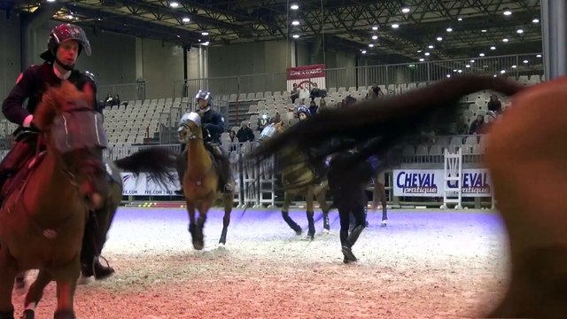 L'unité équestre au salon du Cheval 2014