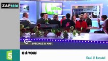 Zapping télé du 12 décembre 2014 - Rémi Pfimlin fête les 20 ans de France 5 dans C à vous !