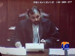 Punjab Assembly Session - Geo Reports - 12 Dec 2014