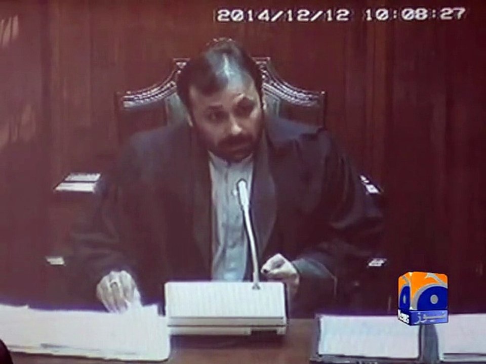 Punjab Assembly Session - Geo Reports - 12 Dec 2014