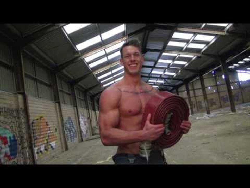 BRITAIN'S HUNKIEST FIREMAN - 6ft 5 BODYBUILDER JAMIE