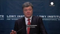 Ucrânia: Poroshenko sauda 24 horas de cessar-fogo 