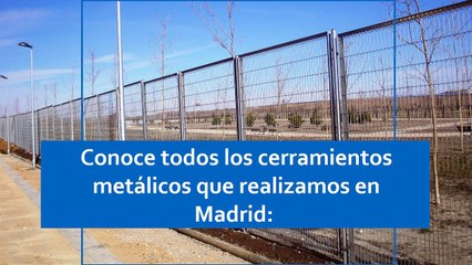 Descargar video: Intercerco - Instalación de pantallas acústicas Madrid - Cerramientos de vallas Madrid - Cerramientos pistas de tenis Madrid