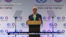 US urges developing nations to do more to tackle climate change