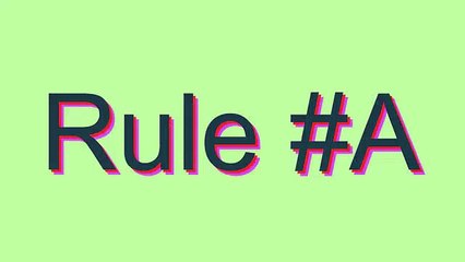 How to Pronounce Rule #A