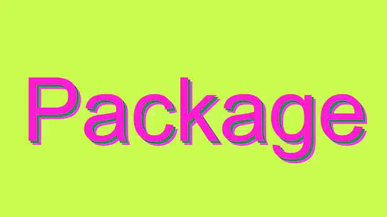 How to Pronounce Package