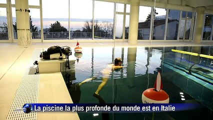 Le Grand Bleu revisité à la piscine la plus profonde du monde