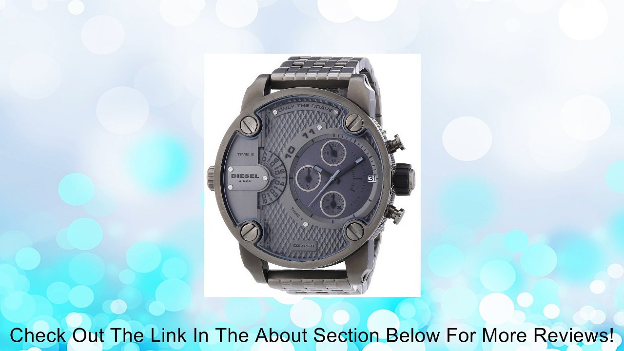 Diesel Men's DZ7263 The Daddies Series Analog Display Analog Quartz Grey Watch Review